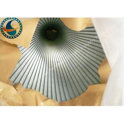 Self Supported Water Wire Screen , Large Diameter Johnson Screen Filter