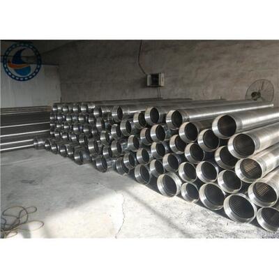 Wear Resistant Johnson Screen Pipe , Continuous Slot Opening Water Well Screen