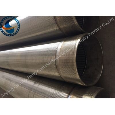 Point Welding Johnson Wire Screen , Corrosion Resistant Wedge Wire Screen