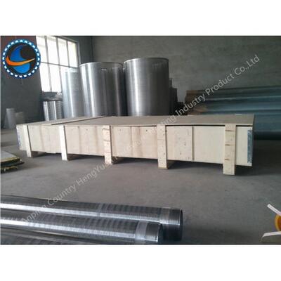 Non Clogging Johnson Wire Screen Low Carbon Galvanized Steel / Stainless Steel Made