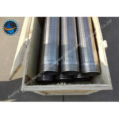 Anti Corrosion Johnson Wire Screen For Paper Making / Water Treatment Industry