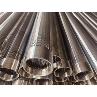 Welded Stainless Steel Continuous Slot Screen For Water Well Drilling