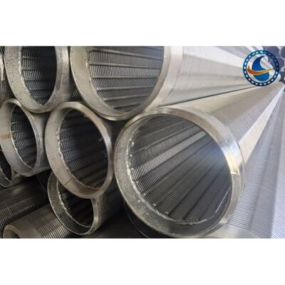 6-5/8" Low Carbon Galvanized Wedge Wire Screen Filter For Sand Control