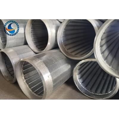 6-5/8" Low Carbon Galvanized Wedge Wire Screen Filter For Sand Control