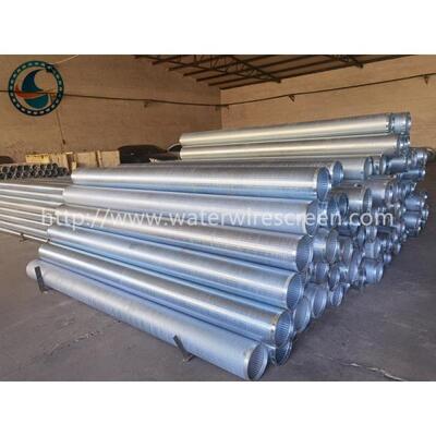 1.0mm Slot Wrapped Johnson Wedge Wire Screen Sieve Pump Sand Filter
