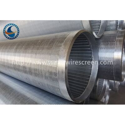 1.0mm Slot Wrapped Johnson Wedge Wire Screen Sieve Pump Sand Filter