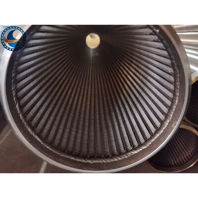Aisi 304 Wire Wrapped Screen With High Strength Bevel Welded Rings