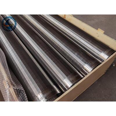 Stainless Steel Johnson Filter Welded Wedge Wire Screen Pipe