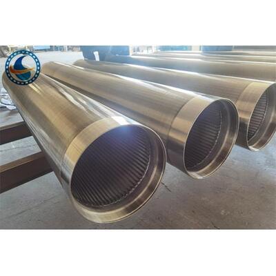 14" OD 356mm Stainless Steel Johnson Wire Screen With Threaded Ends