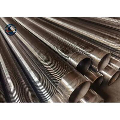Filter Mesh Stainless Steel Wire Johnson Wedge Wire Screen Pipe