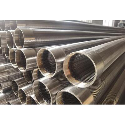 Customized Continuous Slot Johnson Wire Screen 89mm Diameter