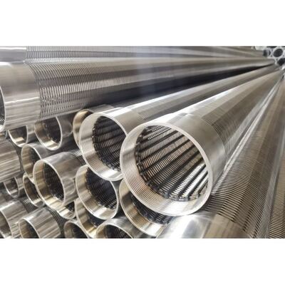 Customized Continuous Slot Johnson Wire Screen 89mm Diameter
