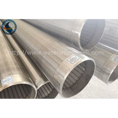 Customized Continuous Slot Johnson Wire Screen 89mm Diameter