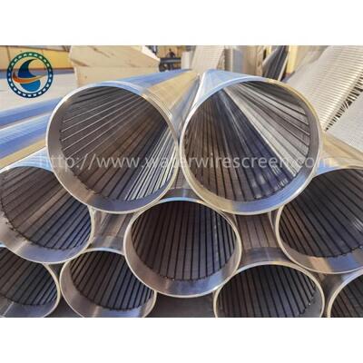 Customized Continuous Slot Johnson Wire Screen 89mm Diameter