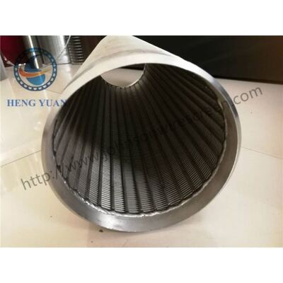 Heat Resistant Water Wire Screen With Welded Rings End Connection