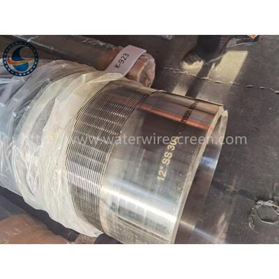 100 Bar Stainless Steel Water Wire Screen Used In Deep Well For Sand Control