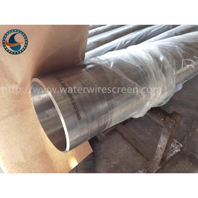 100 Bar Stainless Steel Water Wire Screen Used In Deep Well For Sand Control