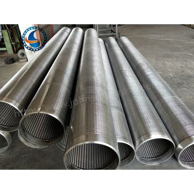 100 Bar Stainless Steel Water Wire Screen Used In Deep Well For Sand Control