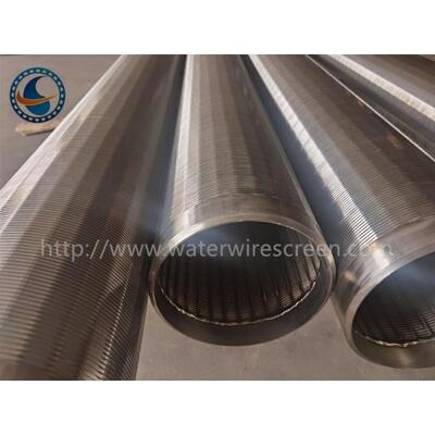 Stainless Steel Od168mm Wedge Wire Screen Pipe With 1.0mm Slot