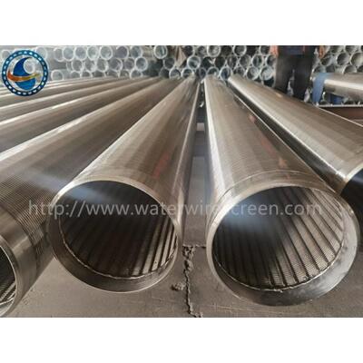 Stainless Steel Od168mm Wedge Wire Screen Pipe With 1.0mm Slot