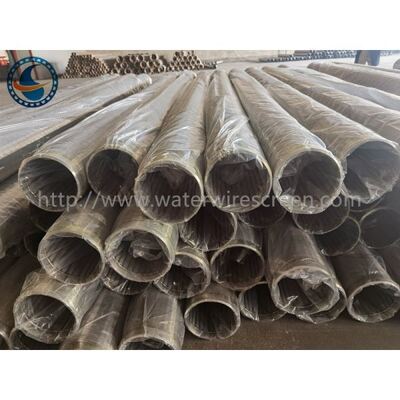 Q195 Low Carbon Galvanised 168mm Water Wire Screen With Bevel Welded Rings