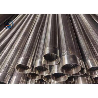 Stainless Steel Johnson Tube Slot 60 80 Water Wire Screen
