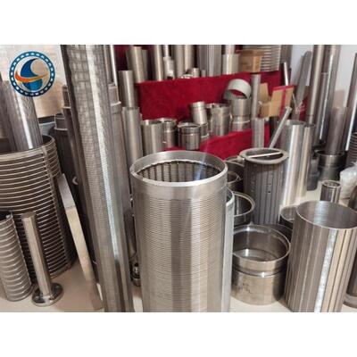 6-5/8" Continuous Slot Water Well Vee Wire Screen For Sand Control