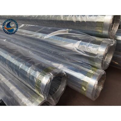 3-1/2" Slot 20 V Wire Screen Pipe Low Carbon Galvanized
