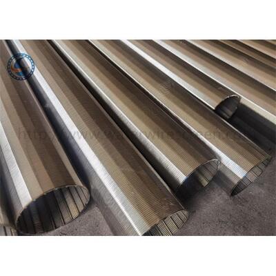 Stainless 316l Water Wire Screen Johnson Type Wraps Slot Filter Pipe