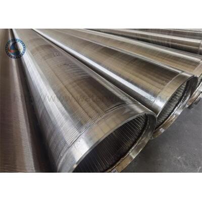 Stainless 316l Water Wire Screen Johnson Type Wraps Slot Filter Pipe