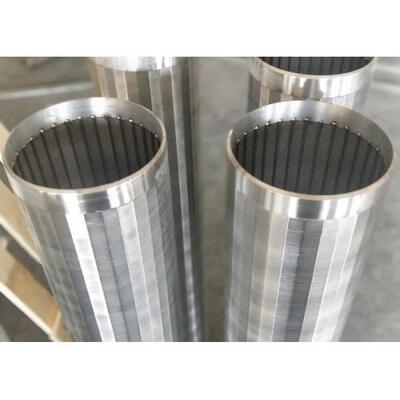 Oil Water Sand Filter 304 Wedge Wire Screen Pipe For Borewell