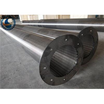 Stainless Steel 316l Cold Rolled Wedge Wire Screen Tube For Water Well