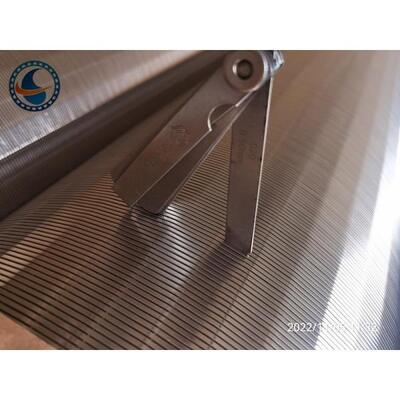 12inch Continuous Slot Johnson Vee Wire Screen SS304 0.5mm Slot Opening