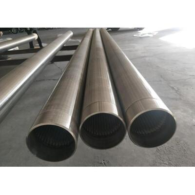 China Vee Shaped Wire Wrapped Screen For Municipal Water Supply System