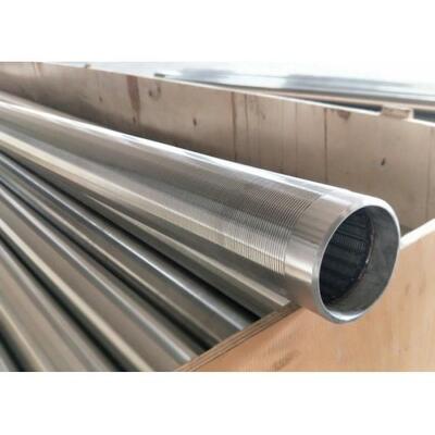 China Vee Shaped Wire Wrapped Screen For Municipal Water Supply System