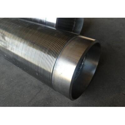Corrosion Resistant Wire Wrapped Screen , SS Cylinder Screen With Bevel Ends