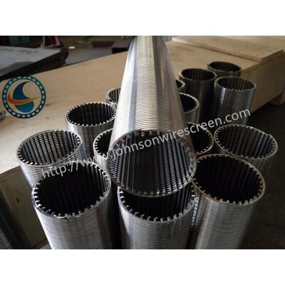 Continuous Slot Opening Wire Wrapped Screen With High Abreaction Resistance