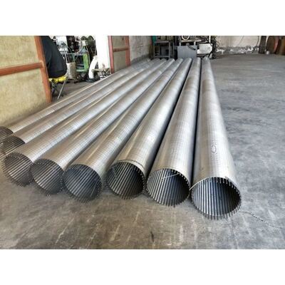 Stainless Steel Johnson V Wire Screen With Male / Female Threaded Couplings