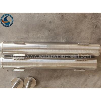 4-1/2" Diameter Johnson Wire Wrap Screens Mesh With 50um Slot