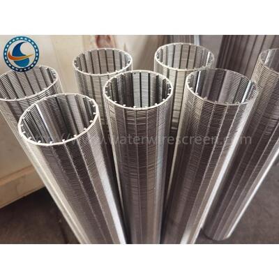 AISI 304 Inverted Wire Wrapped Screen With 100um Slot