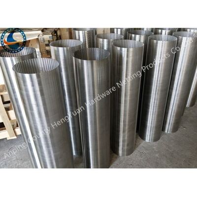 V Shaped Wire Wrapped Screen , High Filtering Accuracy SS Well Screen