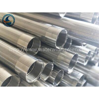 4-1/2" Wire Wrapped Screen With Male/Female Threaded Used In Water Well