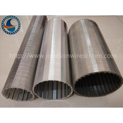 T Wire Stainless Steel Johnson Well Screen For Sea Water Intake System