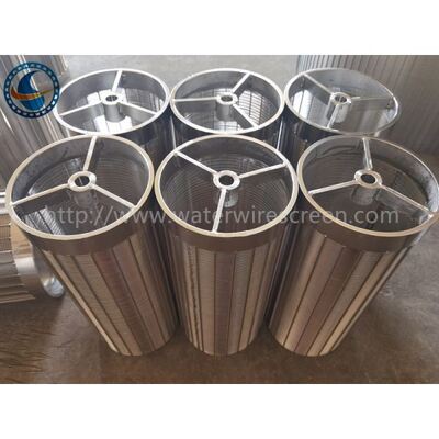 100um Slot Inlet And Outlet Wire Wrapped Screen Baskets