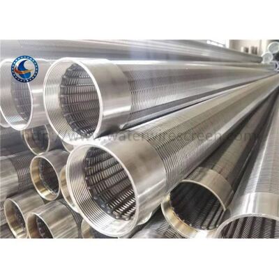 Johnson V 0.1mm Slot Wire Wrapped Screen Tube For Water Well Sand Control
