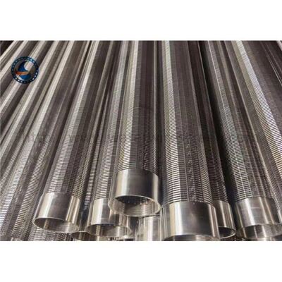 Johnson V 0.1mm Slot Wire Wrapped Screen Tube For Water Well Sand Control