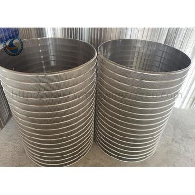 Slotted Tube Johnson Screen 304 Wedge Wire Screen Filter For Filtration