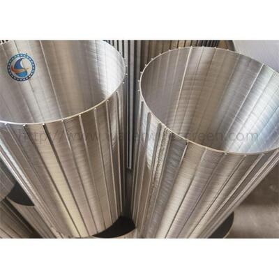 Reverse Slot V Wire Wound Filter Customizable Stainless Steel