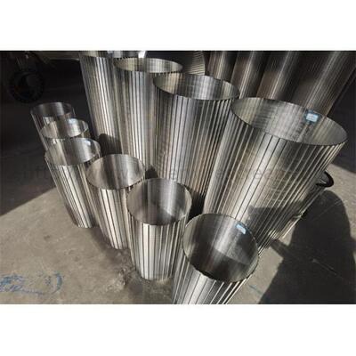 Reverse Slot V Wire Wound Filter Customizable Stainless Steel