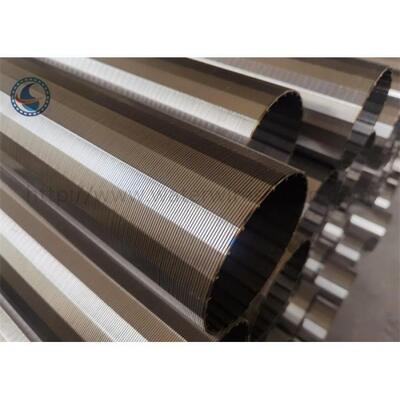 Gb Stainless Steel 316 Wedge Wire Screen Pipe Mesh Slot 0.15 Mm